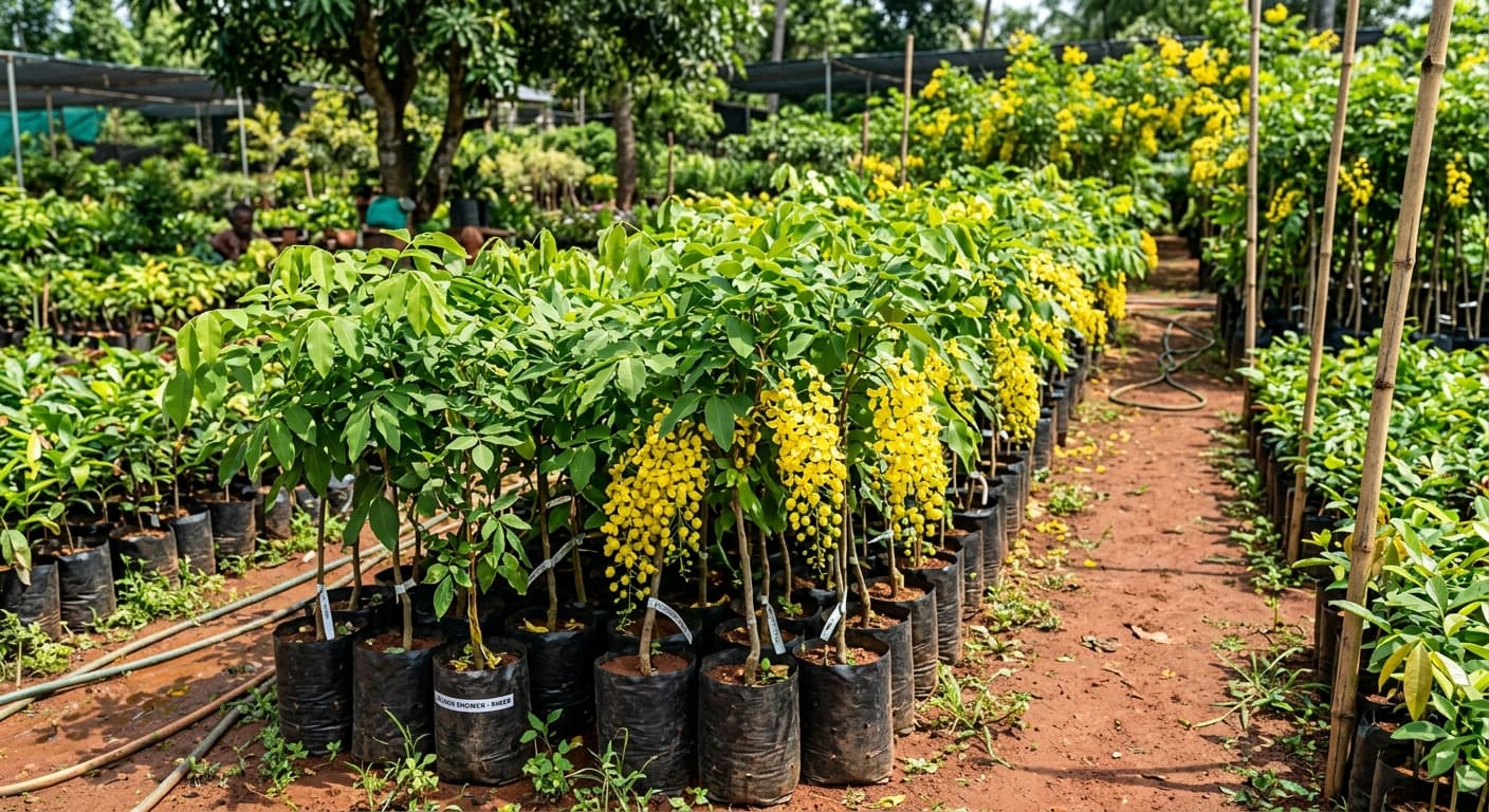Cassia Fistula Colours